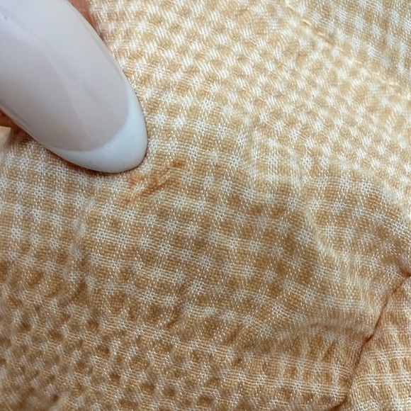 ZARA Textured Gingham Ruched Stretch Bustier Crop Top Size M - Picture 4 of 6